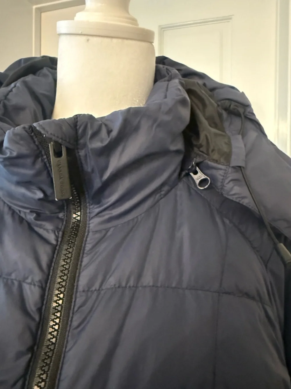 Canada Goose Navy Ellison Hooded Packable Puffer Jacket - Picture 10 of 13